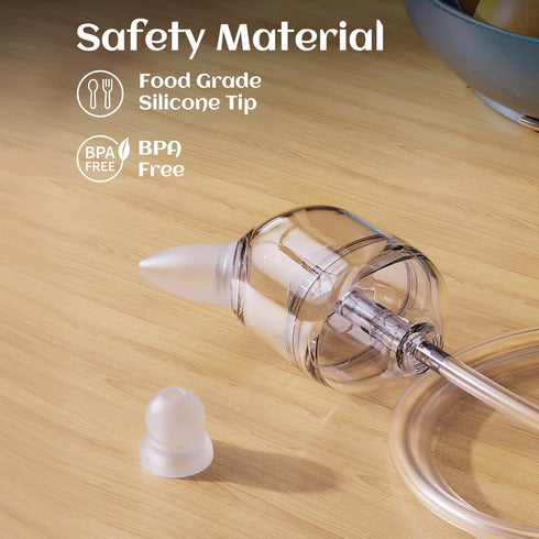 9 X-Bosak Electric Baby Nasal Aspirator - Hospital Grade Mucus Remover with Suction Levels, USB-C Rechargeable, Night
