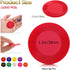 Leitee 1000 Pcs Plastic Poker Chips - 38 mm Interlocking Game Chips for Adults, Counting Reward Card (Red)