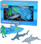 Wild Republic Dolphin, Hammerhead, Speed Boat, Oars, Scuba Diver, Gifts for Kids,