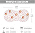 decor gift 4 Pack 22x11in Cotton Baby Burp Cloth Easy Care Cartoon Cute Red Stars Bear spit up Rags for Babies Girls
