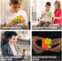 TOY Life Speed Cube Set, 10 Pack Magic Cube Bundle with 3x3, 2x2, 4x4, Pyramid, and Megaminx Cubes