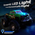 BG028 IPX7 2.4GHz 4WD 360Rotation,Flowing Light,40mins DEERC Amphibious RC Monster Truck/Boat, Waterproof Remote