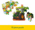 John Deere Farm Kids Puzzle, 70 Piece Toddler Learning Toys with Large Durable Pieces for Ages 4 and Up