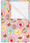 Fruits Summer Preppy Baby Blankets for Girl Cute Tropical Fruit Stamp Soft
