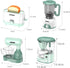 Euanze Set Sets 3 4 5 6 Kids Play Kitchen Accessories, Pretend Play Kitchen Appliance Toy with Coffee Maker, Toaster