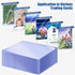 NESSDOVE 1000 (500 500 PCS Toploaders and Panny Sleeves - Premium Hard Plastic Card Protectors, Trading Card