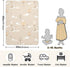 Cozy 30" 40 Cute Hot Air Balloon Baby Blanket Cotton Throw Blanket Warm Nursery Swaddle Receiving Toddler Blankets x