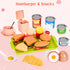 118Pcs Playset 2 Sets, Mini Play Kitchen Accessories for Kids, Pretend Cooking with Cookware, Tableware & Fruit