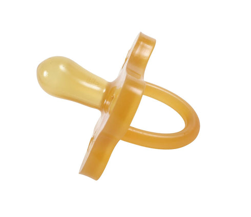 Symmetrical 1 Count (0-6 Sweetie Rubber Pacifier Star Shape Rubber Natural Rubber with Nipple Small)