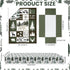 Hahafelt 3 Set Sets Set Pcs Woodland Crib Bedding for Boys, Green Elk Bear Baby Crib for Newborn, Infant & Toddler
