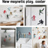 Rolling Art Set,(Assembly 13 Packaging, Magnetic Action Figure Completed) Model Action Figure Multi-Jointed