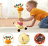 Dancing Giraffe Musical Toys, Recording and Repeating Plush Baby Toy for 6-12 Months, Singing Talking Developmental Toy