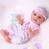 BABESIDE 6 Sets Reborn Baby Doll Clothes - 12-15 Inch Babydolls, Clothing Accessories Set for Realistic Baby Dolls, 14