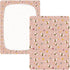 miaozhen 1 Pack 52x28 Cotton Baby Crib Sheets for Boys Girls Soft Stretchy Naughty Lakeshore Bees Fleur Harris Toddler