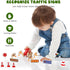 1 Set Playset TOYANDONA Play Traffic Signs, Street Signs for Kids