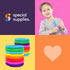 (16-Pack Special Supplies Fun Pull and Stretch Tubes for Kids - Pop, Bend, Build, and Connect Toy, Provide Tactile