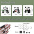 QMEAKMONY Mini Building Blocks Panda Sets, Cute Micro Mini Panda Bricks for Adults, Perfect Party Favors (720 PCS)