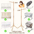 65 Inch 35 Floor-Standing Crib Mobile Arm with Music Box - Wooden Mobile Arm for Crib - Crib Mobile Motor - Volume
