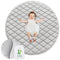 Biloban Foam Play Mat 4040, Muslin One-Piece Crawling Mat for Baby &