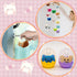 46 PCS Mini Animal Plush Toys Set - Cute Small Stuffed Toy Keychains for Party Favors and Classroom Prizes