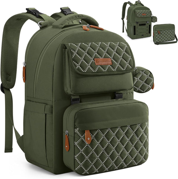 Large Diaper Bag,29L-45L Expandable Diaper Bag Backpack for 2 Kids/Twins Baby Stuff,