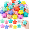Sotiff 100 Pack Star Stress Balls Bulk for Adults Kids Stress Relief