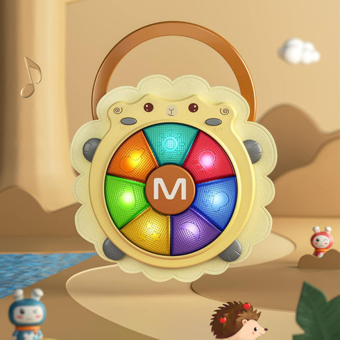 Light & Sound Musical Drum Toy for Babies