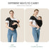 7-30lbs, MISSWISDOM Baby Sling Carrier, Toddler Sling Carrier with Wide Shoulder Strap, Lightweight Baby Carriers