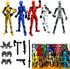 Dumwick Assembly Completed Titan 13 Action Figure Set,Titan 13 Robot Action Figures 3D