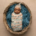Sets Western Cowgirls and Desert Newborn Swaddle Blankets Hat Soft Baby Receiving Blanket Swaddle Sack for Baby Shower