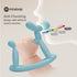 Teething Toy for Baby 0-6, 12, 18 Months, Jellydog Never Drop Food Grade Silicone Rocking Teether, Baby Gift, Mint Green