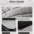 Car Seat Covers Gray, Universal Car Seat Cushion, Rear Bench Seat Protective Mat for Car Truck SUV, Baby Skin-Friendly,