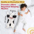 meowtastic Black & White Dog Weighted Stuffed Animals, 22 Inch 4.5 Pounds Plush Dog Stuffed Animals