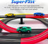 High Speed Series Tram Dual Track Set - 8.2m Electric Track with 3 Vehicles, Toys Gifts for Boys Girls