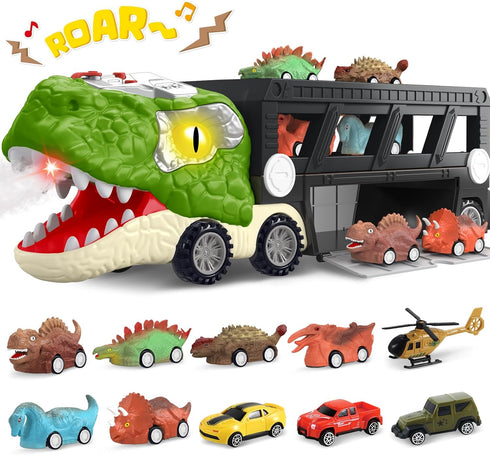Dinosaur Toys for Kids Age 3-5 5-7, 17 Inch Big Dinosaur Truck