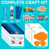 Arts and Craft Kit for Toddlers Ages 3-5, Craft 9 Fun Fish Characters for Creative Play