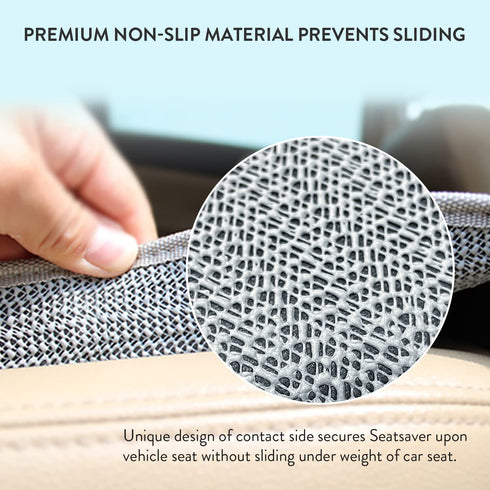 2 Prince Lionheart Car Seat Protector, The Only Stage Seatsaver Designed with Thick Padding, Nonabsorbent, Waterproof