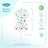 6 Patterned Towel Baby Bath Net - Adjustable, Safe, and Hygienic, Point Safety Feature
