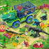 2-4, 3-5 8 2 3 4 5 6 Dinosaur Truck for Kids Dinosaur Action Figure Toys for Toddler with Dinosaur Figures, Play Mat