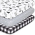 The Peanutshell Mini Crib Sheet Set: 3 Pack for Pack n Play, Playard, Playpen, Mini Crib - Woodland Animals Multiuse