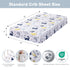 4 Pack, 28"x 52" Set Plushii Crib Sheets for Baby Boys Extra Soft Microfiber Crib Sheet for Standard Crib & Toddler