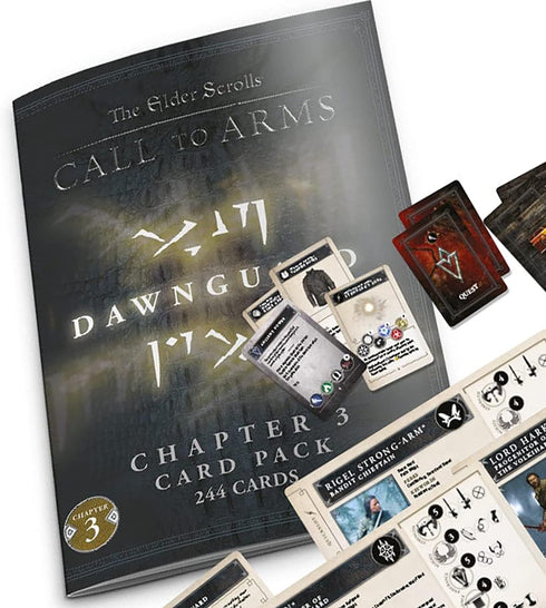 Modiphius Entertainment The Elder Scrolls: Call to Arms: Chapter 3 Card Pack - Dawnguard RPG Accessory
