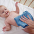 Kewlife gift 20x10in 4Pack(Blue) Baby Muslin Burp Cloths - Ultra Soft & Absorbent, Neutral Colors, Reusable Burp Cloths