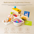 Montessori 6 in 1 Educational Toys Set for Babies 6-12 Months, Wooden Play Kit with Object Permanence Box & More