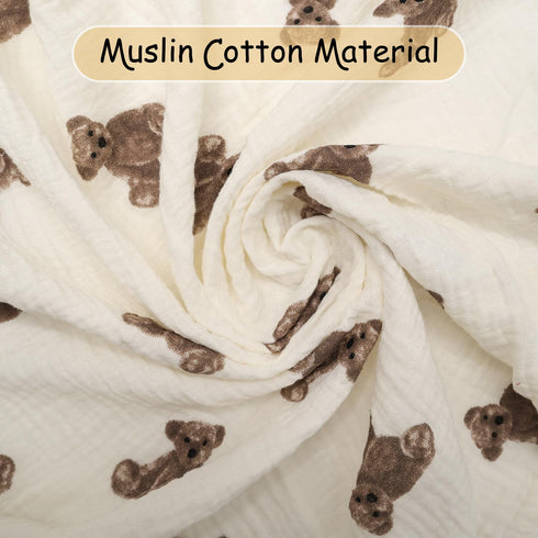 100% Muslin Nursing Cover for Baby Breastfeeding, Breathable Cotton Breastfeeding Cover with Rigid Hoop for Mother