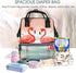 DWVTSLH Backpack Mummy Backpack Two Red Flamingos Diaper Bag Multifunction Nappy Bags Waterproof Large Capacity Travel