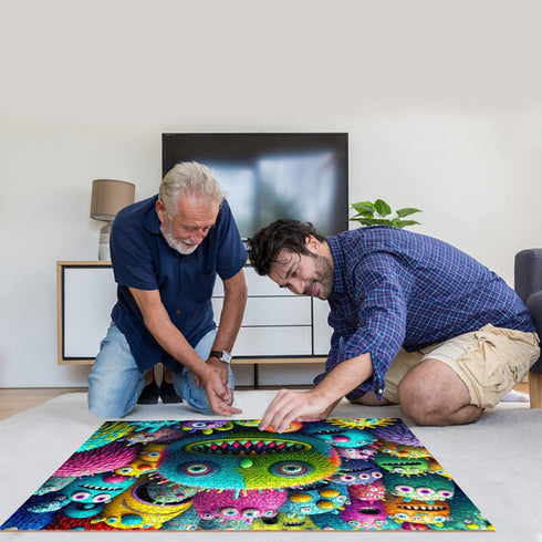 HUADADA 1000 Piece Puzzles for Adults - Colourful Creatures Educational Games for Home Decoration