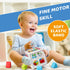LiKee Ultra-Large Shape Sorter Baby Toys, 8pcs Sensory Pieces for Toddler Learning and Fine Motor Skills