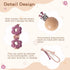 Pacifier Clip for Boys Girls Floral Daisy Macrame Paci Clip Pacifier Holder Leash Boho Wooden Clips Handmade Braided