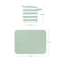 Ubbi On-The-Go Changing Baby Mat with Carrying Bag, Soft and Comfortable Diaper Bag Accessory Must Have for Newborns